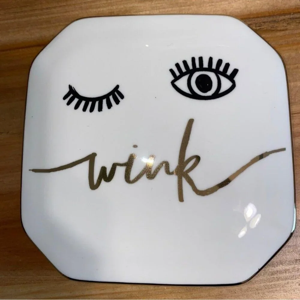 WINK jewelry box trinket box tidbit holder jewelry box catchall Valentine gift